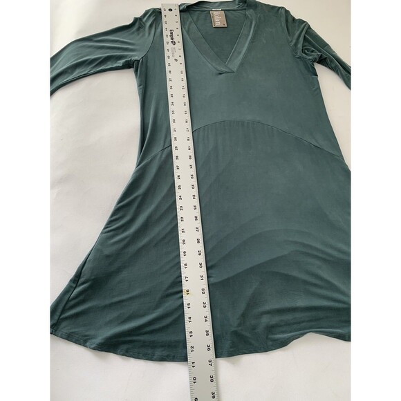 Anthropologie Dolan Dress M Green Long Sleeve Toute Swing Boho Minimalist Preppy - Picture 10 of 11